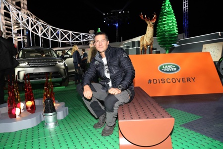 BIRMINGHAM, ENGLAND - SEPTEMBER 28: Bear Grylls during the world premiere of the all-new Land Rover Discovery at Packington Hall park on September 28, 2016 in Birmingham, England. (Photo by Land Rover)