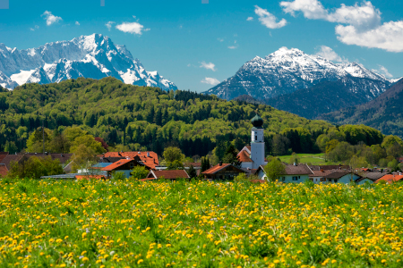 Urlaub im Alpenvorland in Bayern