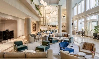 Die neue Lobby des Marriott in München vereint Tradition und Moderne.