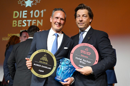 Preisträger: Marco Zanolari (links) und Matthias Winkler.