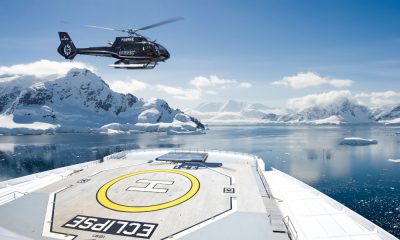 Scenic ermöglicht Helikopterflüge in der Antarktis.