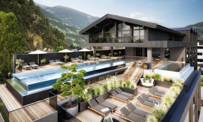 Im Einklang mit der Natur können Gäste künftig auf der Terrasse des neuen Badehauses entspannen.