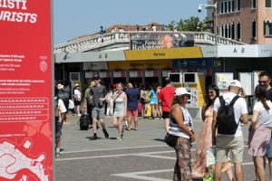 Touristen in Venedig