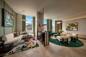 Mit Manhatten-Blick verkörpert die 113 Quadratmeter große Penthouse Suite einen Lifestyle ohne Limit