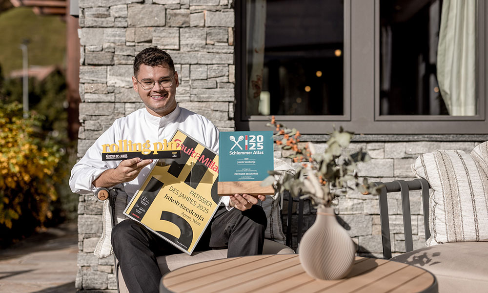 Der dreifach ausgezeichnete „Patissier des Jahres 2025“ Jakob Szedonja