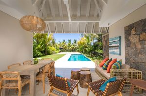 Terrasse der Deluxe Villa