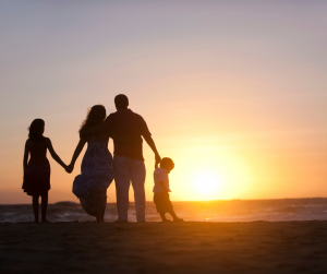 Familie gemeinsam stark sein in der Familie