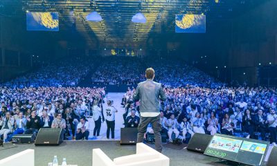 Auf der Bühne beim Founder Summit