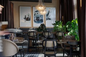 Interior mit historischer Grandezza