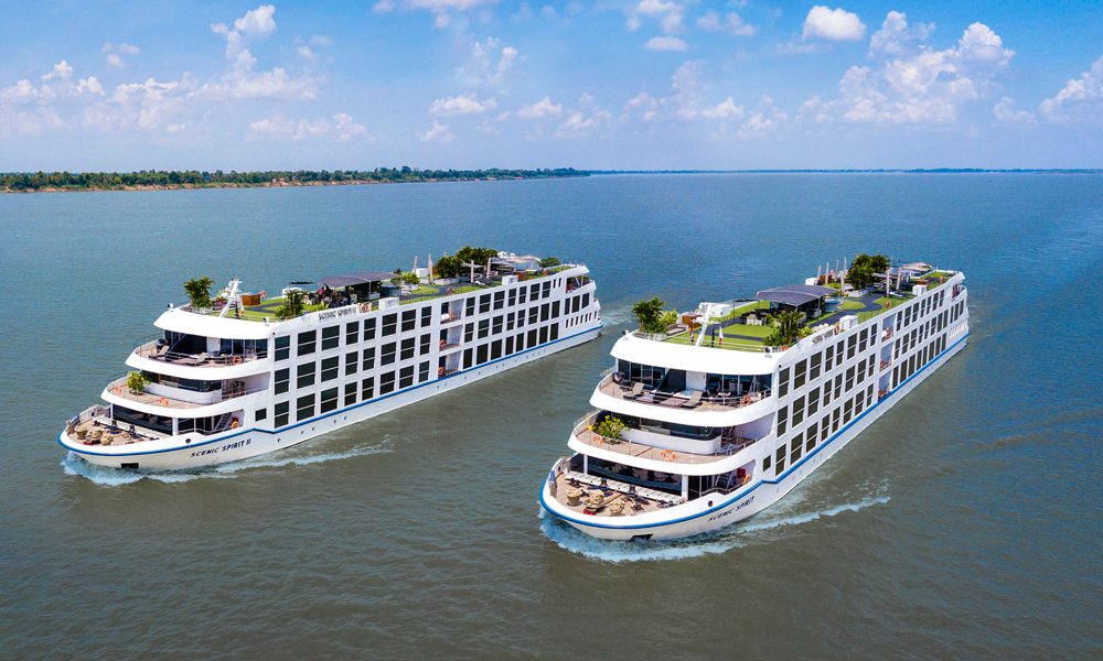 Aufgrund der steigenden Nachfrage wird die Flotte auf dem Mekong durch die Scenic Spirit II ausgebaut
