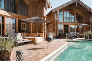 Chalets mit Terasse ©Ulla Wälder (Alpzitt Chalets)