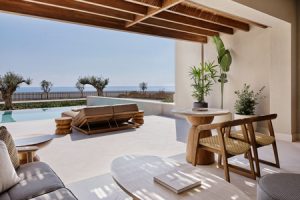 Suite mit privatem Pool und Meerblick