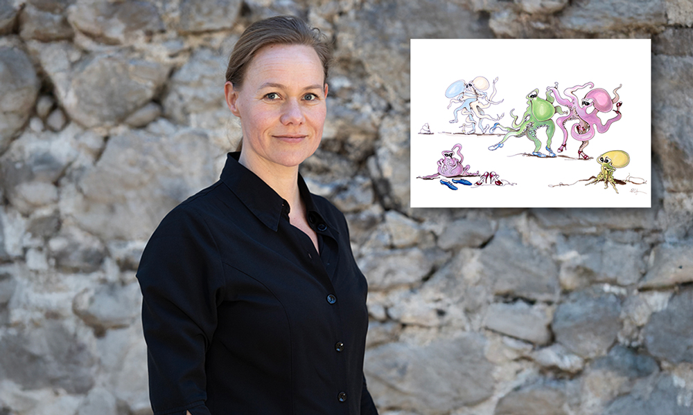 Dana Däweritz mit ihrem Werk Oktilonga1