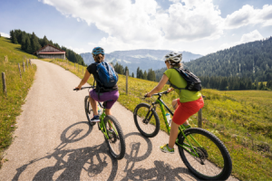 Unterwegs mit den Bikes