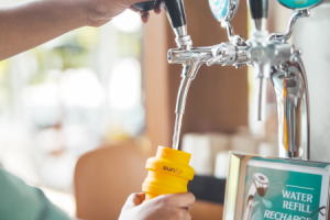Wasserstationen für kostenfreie Refills in den Hotels © Sunlife