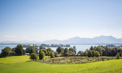 Blick auf die Fraueninsel Chiemsee © Chiemsee-Alpenland Tourismus