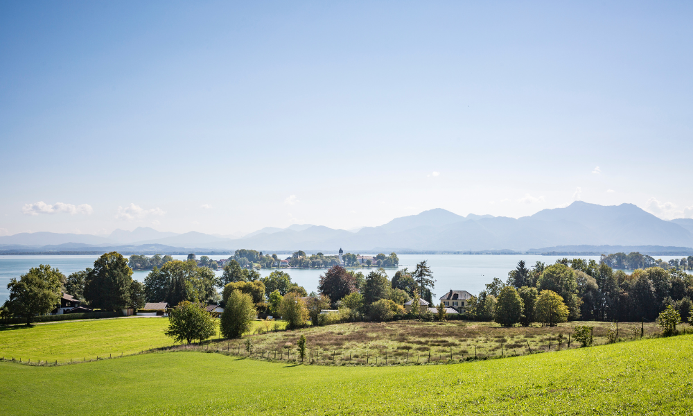 Blick auf die Fraueninsel Chiemsee © Chiemsee-Alpenland Tourismus