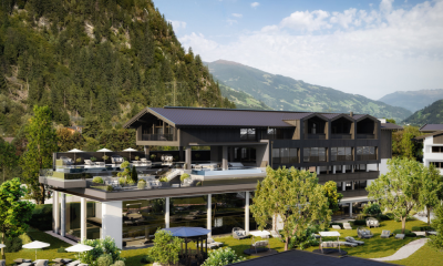 Neues Badehaus (Rendering) ©Neuhaus Zillertal Resort