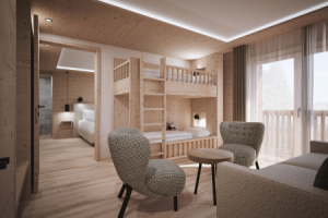 Geräumiges Familienzimmer ©Gorfion Familienhotel Liechtenstein