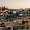 Das Hotel AUI zeigt sich von außen Aussenansicht. Designhotel AUI in Meransen Südtirol. ©Hotel AUI