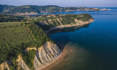 Die Küstenlandschaft der Mondbucht, Strunjan © www.slovenia.info_Jaka Ivančič