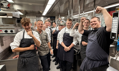 Sternekoch Maximilian Moser und sein Team vom Gourmetrestaurant Aubergine dürfen auch 2026 über einen der begehrten MICHELIN-Sterne jubeln ©Hotel Vier Jahreszeiten Starnberg