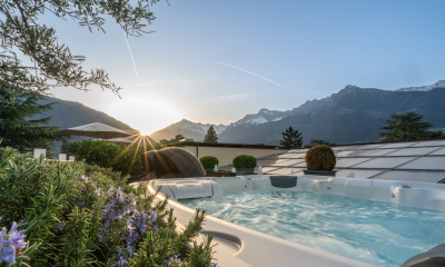 Dachterrasse der Penthouse- und Spa-Suiten © Hotel Mignon Meran Park & Spa