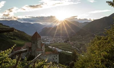 Eggental Herbst ©Sternendorf_Kardaun Abend Stimmung u Schloss