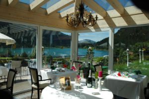 Wintergarten mit Seeblick ©Peter Zotz (Romantik Resort & Spa