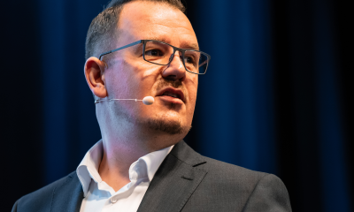 Andreas Diermeier bei einem Vortrag über Geldanlage und Anlegerverhalten